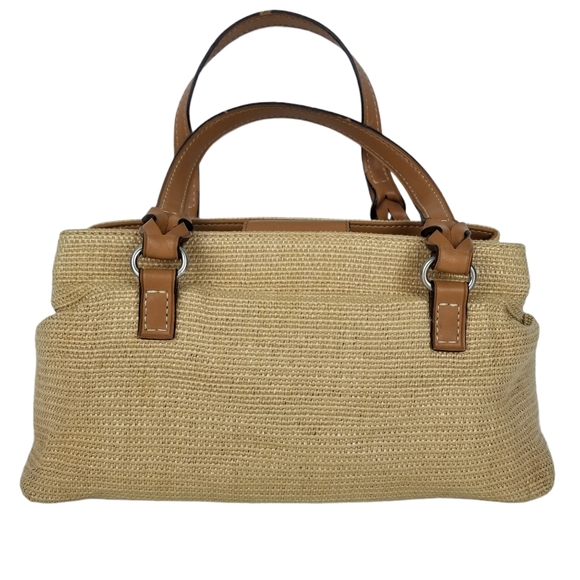 Fossil VINTAGE Woven Straw Satchel Bag - Picture 1 of 10